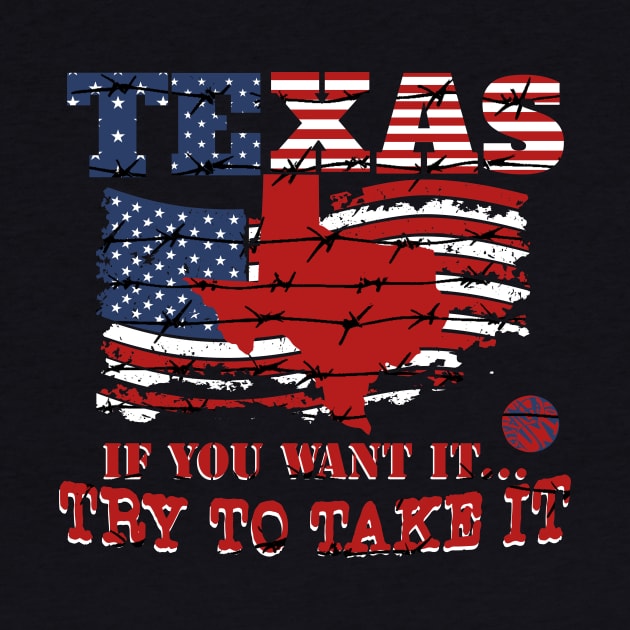 American Flag Texas Gift Idea Civil War by anarchyunion